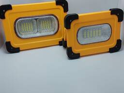 Прожектор светодиодный переносной led 80 W, софит с аккумулятором матрица SMD плитка