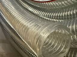 Прозрачный силиконовый шланг 75мм