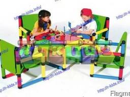 R-KIDS: Детский игровой стол и 4 кресла KDM-003