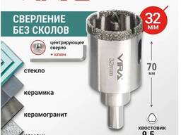 RAGE by VIRA Коронка алмазная по керамике VIRA 32 мм трехгранный хвостовик, арт. 559515. ..