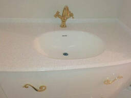 Раковины, мойки подстольного монтажа из искусственного камня