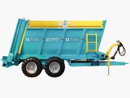 Разбрасыватель твердых органических удобрении 13 тонн.