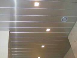 Реечный потолок 100мм металлик