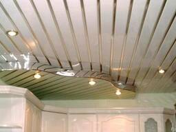 Реечные потолки Люксалон. Белый матовый.