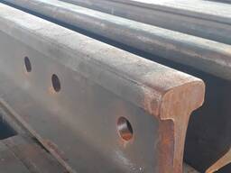 Рельсы сварные старогодные Р-65, Т1, 1 группы годности с болтовыми отверстиями, L 25м.