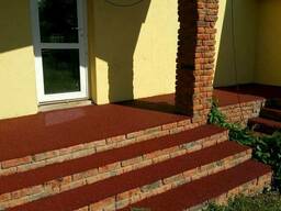 Резиновое покрытие для крыльца (ступенек, лестниц) в астане