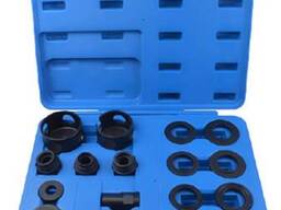 Rockforce Набор инструментов для замены ступичных подшипников 15 предметов (внешние. ..