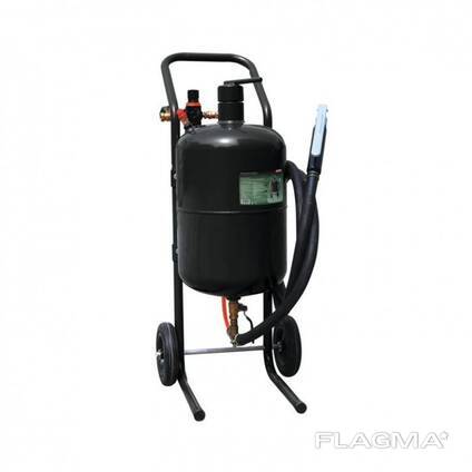 Rockforce Передвижной пескоструйный аппарат напорного типа (бак 19л, 170-566л/мин. ..