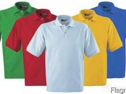 Рубашки, футболки ПОЛО унисекс белые.