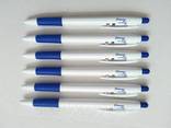 Шариковые ручки с нанесением логотипа по индивидуальному. .. - фото 1