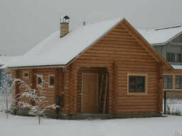 Русская баня из бревна, Срубы, Сауны, финская баня