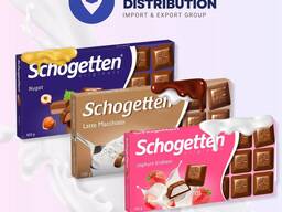 Schogetten, немецкий шоколад, оптовые продажи, разнообразие вкусов