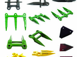 Европейские пальцы, сегменты - Шумахер, ДжонДир, Клаас, МакДон, Кейс, НьюХолланд