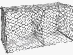Сетка габионная Яч. : 6х8; 80х100; 8х10, Диам. : 0,6–5 мм, Раскр. : 2х25 в Астане