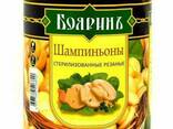 Шампиньоны целые(мелкие), резаные премиум с/б, ж/б - фото 2