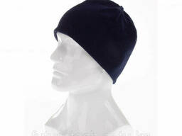 Шапка из флиса для взрослых, размер 56-57, синяя