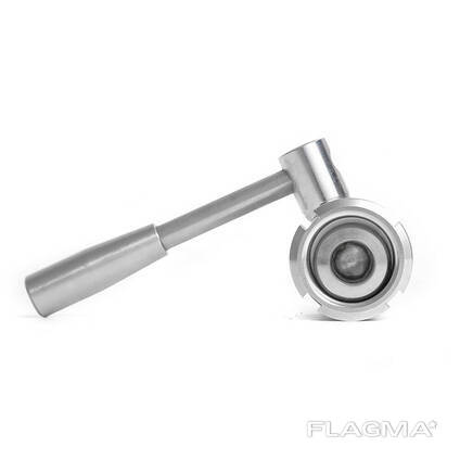 Шаровой кран проходной нержавеющий К/М-К/М (40560) — DIN, AISI 304