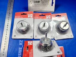 Щетка чашечная из гофрированной стальной проволоки для дрели 50х6