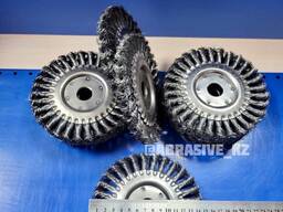 Щетка для УШМ (крацовка дисковая стальная крученая проволока жесткая) 150х22