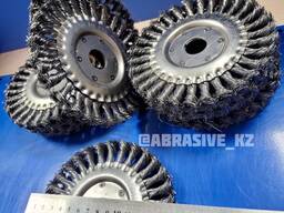 Щетка для УШМ (крацовка дисковая стальная крученая проволока жесткая) 150х22