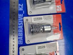 Щетка концевая из гофрированной проволоки для дрели 30х6