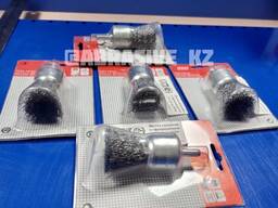 Щетка концевая из гофрированной проволоки для дрели 30х6