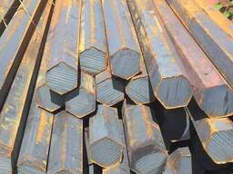 Шестигранник БУ 30—65 мм, длина 3—6 м в Актобе