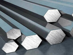 Шестигранники Размер: 4-110 мм, Марка: 45; 35; 20…, Способ произ: г/к… в Петропавловске