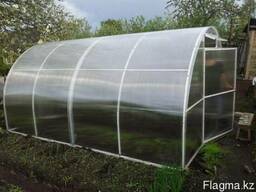 Шестиметровая теплица "Удачная Классик" СПК 6мм.