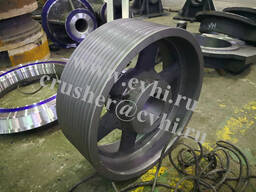 Шкив и маховик для щековых дробилок (СМД) СМД118