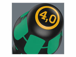 Шлицевая отвертка Kraftform Plus SL 4х90 мм Wera 05007671001