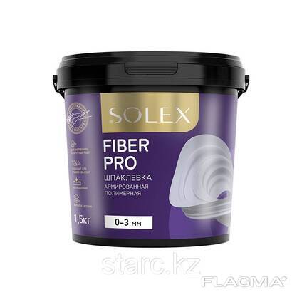 Шпаклевка готовая армированная полимерная Solex Fiber Pro 1.5 кг