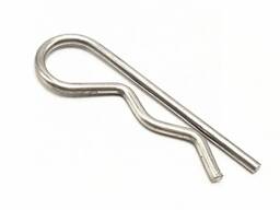 Шплинт оцинкованный; нержавеющий… D= 1-56 мм, L= 6-140 мм, Марка стали: А2; А4 в Уральске