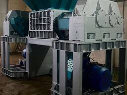 Шредер двухвальный для макулатуры, картона