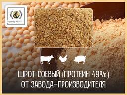 Шрот соевый (протеин 49% и 51%) во всех городах РК