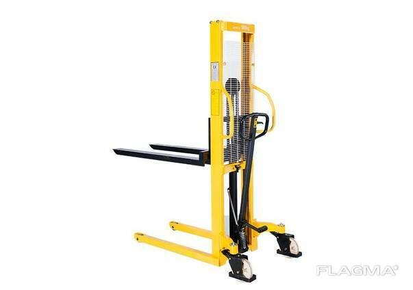 Штабелер ручной гидравлический с расширенными опорами TOR г/п 2,0 т 1,6 м WMSA2000-1600