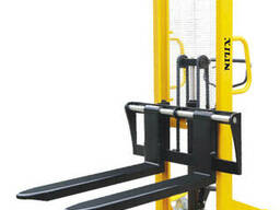 Штабелер ручной гидравлический с раздвижными вилами Xilin г/п 1,5 т 1,6 м 310-930 мм. ..