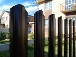 Штакетник металический, металлоштакетник, забор, рассрочка, доставка - фото 1