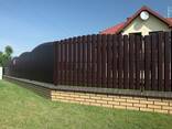 Штакетник металический, металлоштакетник, забор, рассрочка, доставка - фото 3