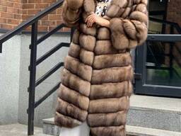 Шуба из баргузинского соболя