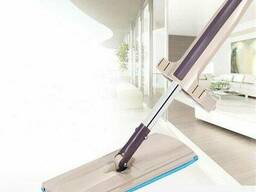 Швабра-лентяйка с вертикальным отжимом EasyCleaner SpinMop 360 + дополнительная насадка