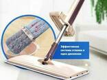 Швабра-лентяйка с вертикальным отжимом EasyCleaner SpinMop 360 + дополнительная насадка - фото 1