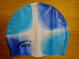 Силиконовая Шапочка для плавания. Плавательные шапочки в бассейн. - фото 3