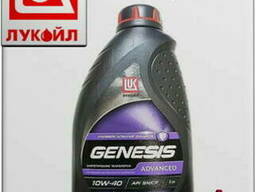 Полусинтетическое моторное масло лукойл genesis advanced 10w