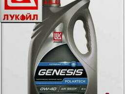 Синтетическое моторное масло лукойл genesis polartech 0w40 4