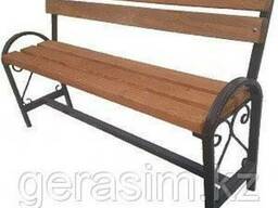 Скамейка со спинкой