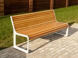 Скамьи, лавочки Наим: скамейка Леман. .. , Способ устан: для улицы. .. в Шымкенте - фото 1