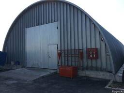 Склад ангарного типа бескаркасный 12х25х6