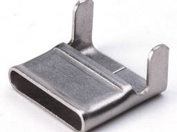 Скоба, пряжка, замок, скрепа, уголок для ленты 13—16 мм, вид скоба; уголок в Костанае