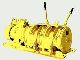 Скреперная лебедка 55ЛС3СМА трехбарабанная